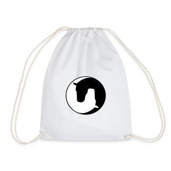 Pferd - Drawstring Bag - white - Front