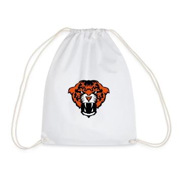 leopards wild animal 28012 - Drawstring Bag - white - Front