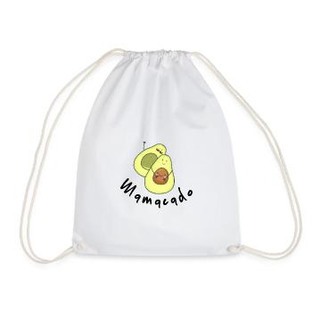 Mamacado maman idée cadeau bébé enceinte - Sac de sport léger - blanc - Devant