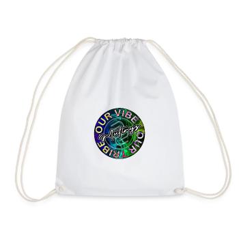 Mutinyz ovot circle logo - Drawstring Bag - white - Front