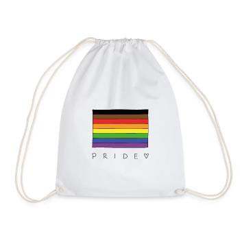 Alternative LGBT flag Pride - Drawstring Bag - white - Front