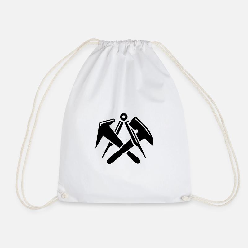 Couvreurs - Logo de signe de guilde - Sac de sport léger - blanc