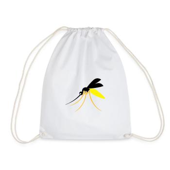 Mosquito - Drawstring Bag - white - Front