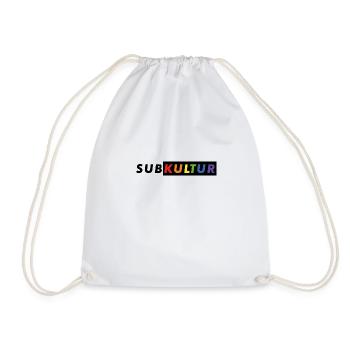 Subkultur Logo CSD#2 - Turnbeutel - Weiß - Vorne