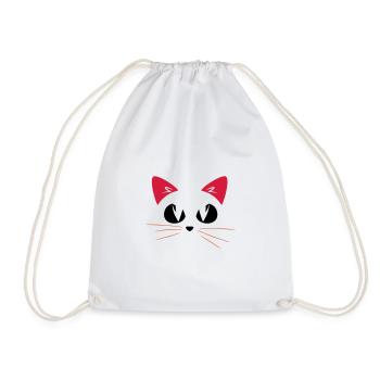 LAUGH 1 - Drawstring Bag - white - Front