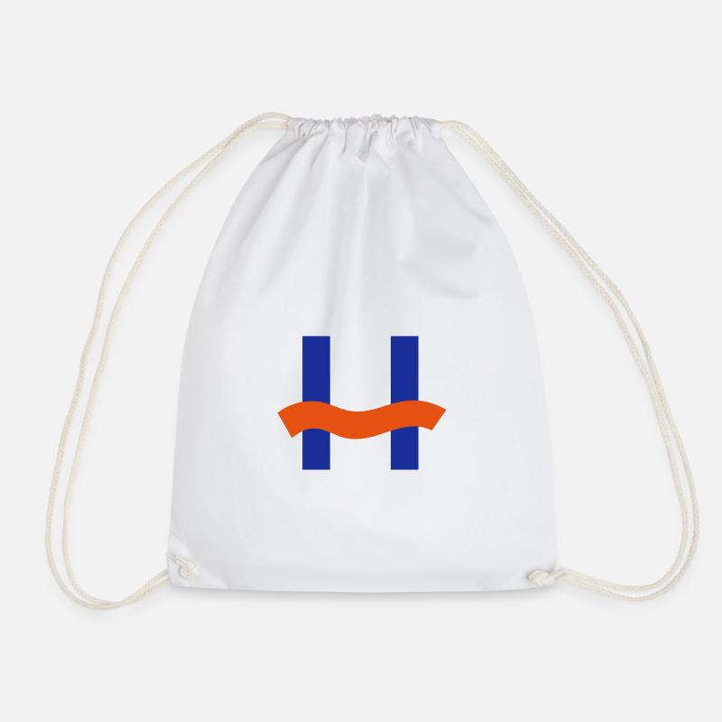 H Boot Class Sign - Drawstring Bag - white