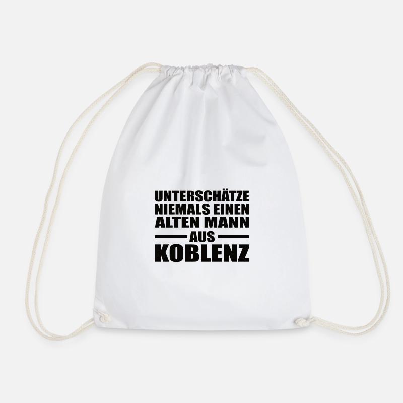Alter Mann Koblenz Rentner Geburtstag - Turnbeutel - Weiß