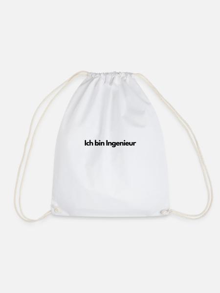 Ich bin Ingenieur - Turnbeutel - Weiß