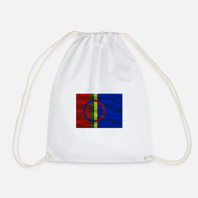 drapeau Sapmi - Sac de sport léger - blanc