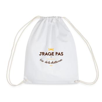 Mauvais joueur - Sac de sport léger - blanc - Devant
