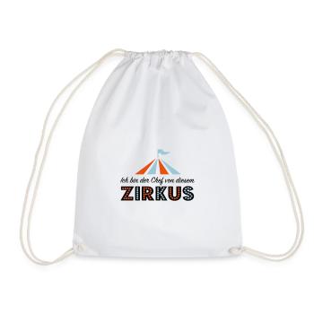 Zirkus - Turnbeutel - Weiß - Vorne