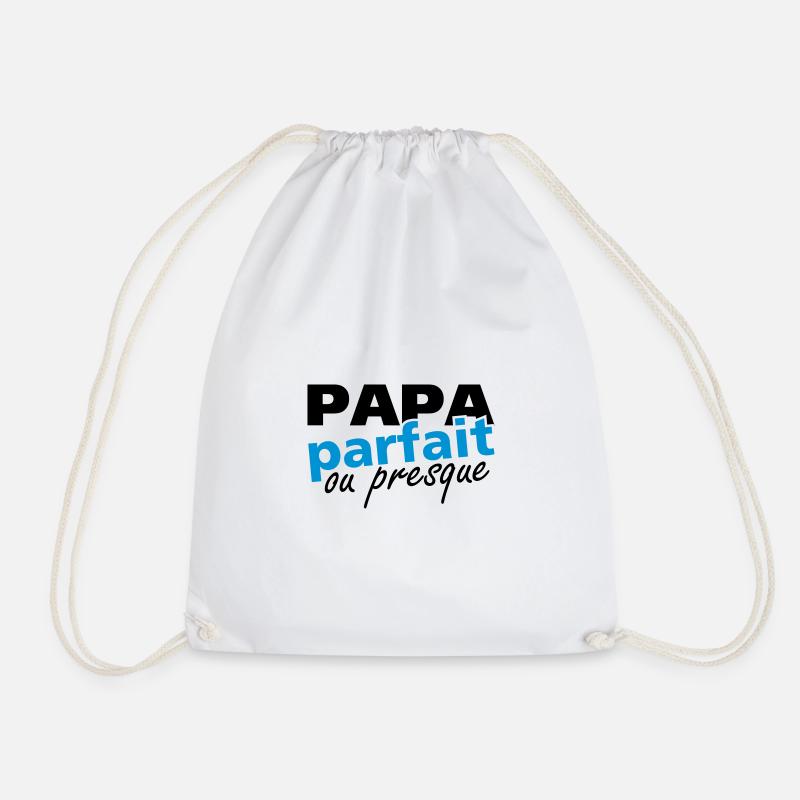 papa parfait ou presque - Sac de sport léger - blanc