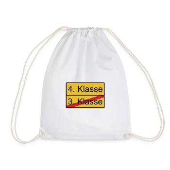 4. Klasse nicht 3. Klasse - Turnbeutel - Weiß - Vorne