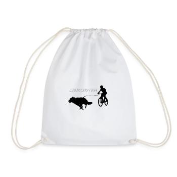 Biker team - Drawstring Bag - white - Front