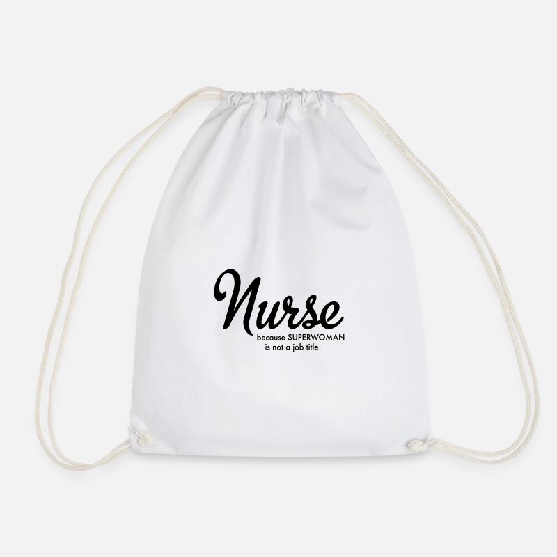 nurse - Turnbeutel - Weiß
