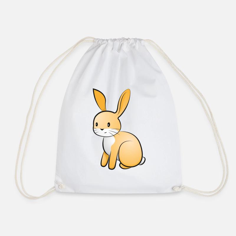 Hase - Turnbeutel - Weiß