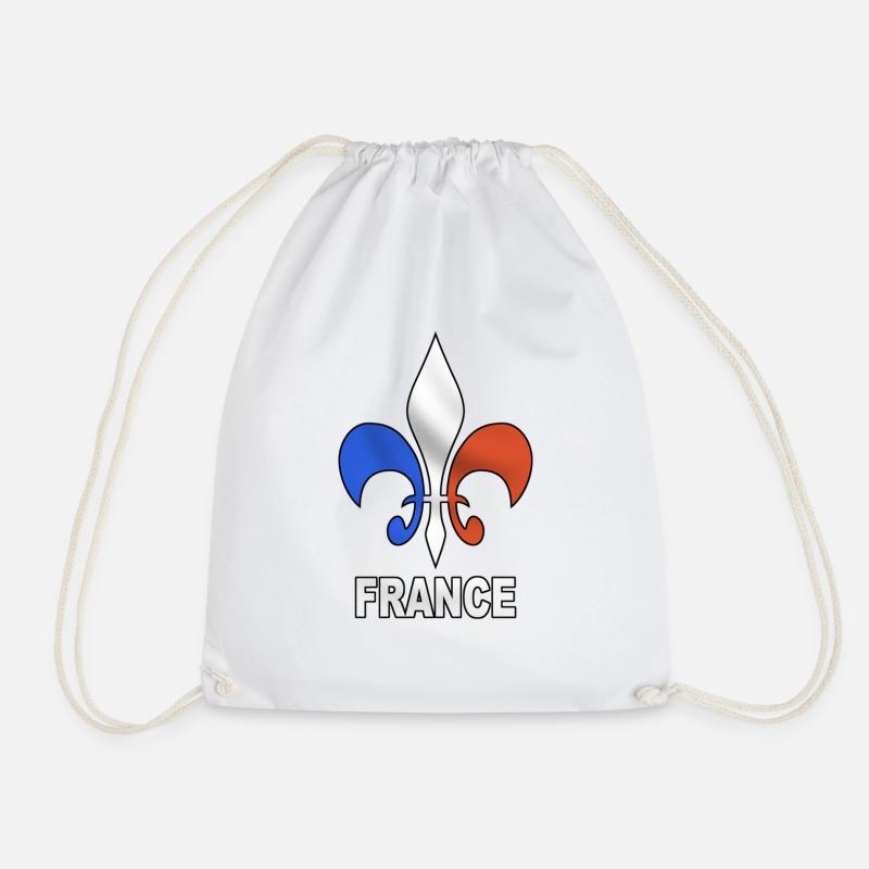 Frankreich - Turnbeutel - Weiß