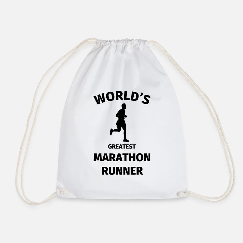 World's Greatest Marathon Runner - Turnbeutel - Weiß