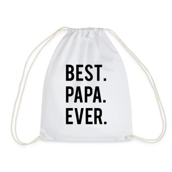 Best papa Ever - Turnbeutel - Weiß - Vorne