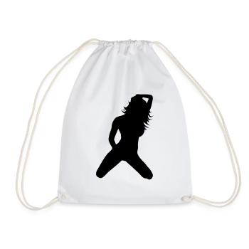 sexy - Drawstring Bag - white - Front