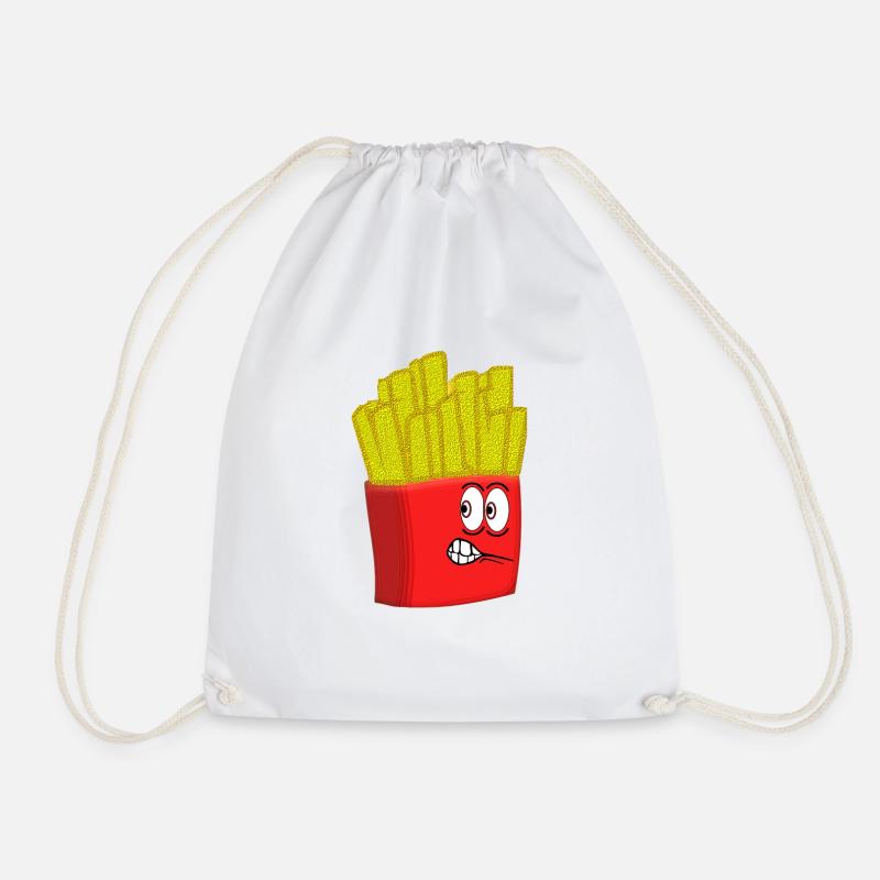 frites rigolotes - Sac de sport léger - blanc