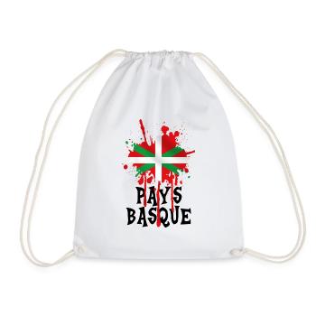 pays basque 09 - Sac de sport léger - blanc - Devant