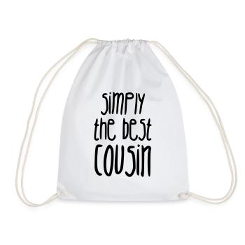 Oncle / Tante / Cousin / Cousine - Sac de sport léger - blanc - Devant