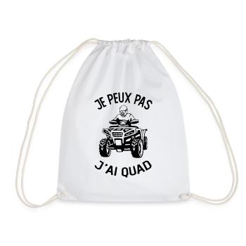 Je Peux Pas J'ai Quad - Sac de sport léger - blanc - Devant