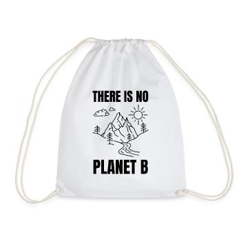 there is no planet b - Sac de sport léger - blanc - Devant