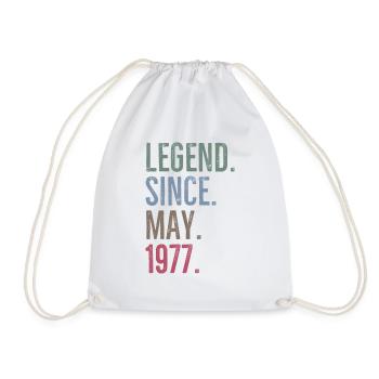 Légende depuis mai 1977 - Sac de sport léger - blanc - Devant