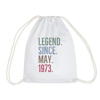 Légende depuis mai 1973 - Sac de sport léger - blanc - Devant
