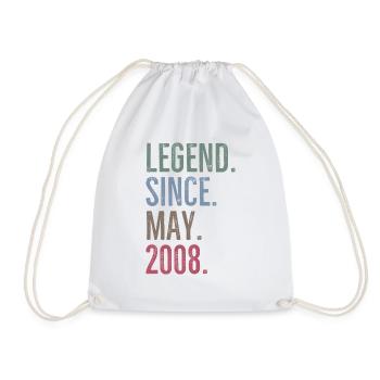 Légende depuis mai 2008 - Sac de sport léger - blanc - Devant