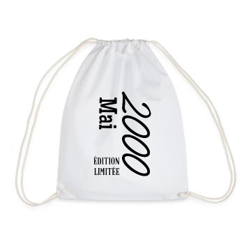 limited edition May 2000 - Drawstring Bag - white - Front