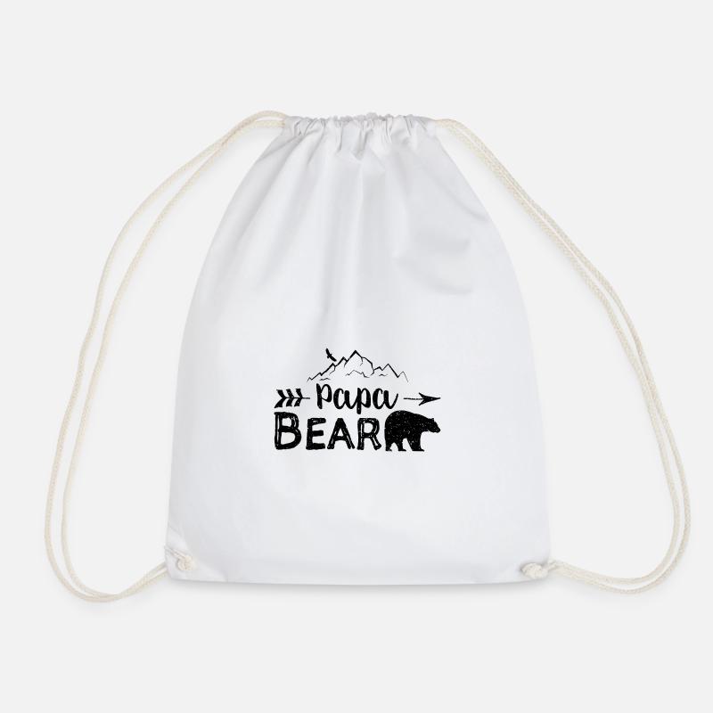 Papa Bear - père - Sac de sport léger - blanc