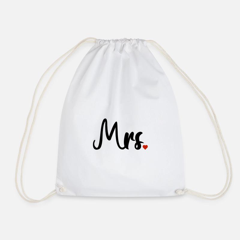 Mr and Misses - Turnbeutel - Weiß