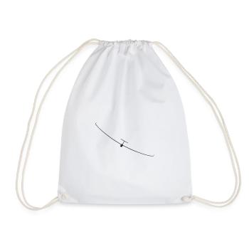 Glider - Drawstring Bag - white - Front