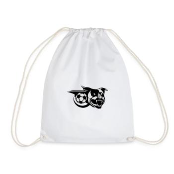 football logo sport pitbull 1 - Sac de sport léger - blanc - Devant