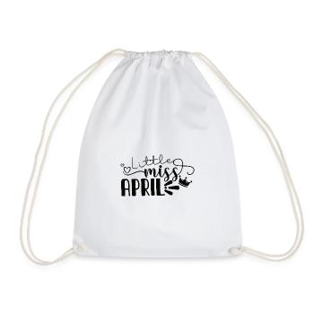 Avril Anniversaire Femmes Femmes Filles - Sac de sport léger - blanc - Devant