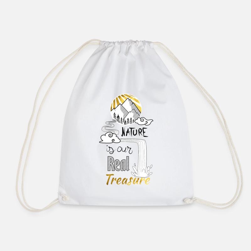 nature's treasure - Sac de sport léger - blanc