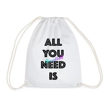 Handball Gradient Script - Sac de sport léger - blanc - Devant