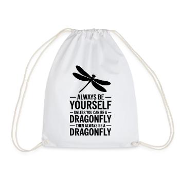 Dictons de libellules Libellules Cadeau des Libellules Drôles - Sac de sport léger - blanc - Devant