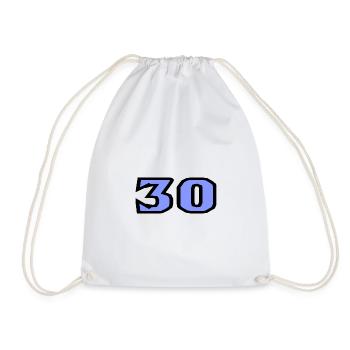 30. 30 YEARS. 30th ANNIVERSARY. 30TH ANNIVERSARY. - Drawstring Bag - white - Front