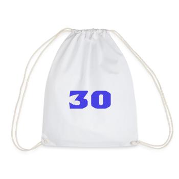 30. 30 YEARS. 30th ANNIVERSARY. 30TH ANNIVERSARY. - Drawstring Bag - white - Front