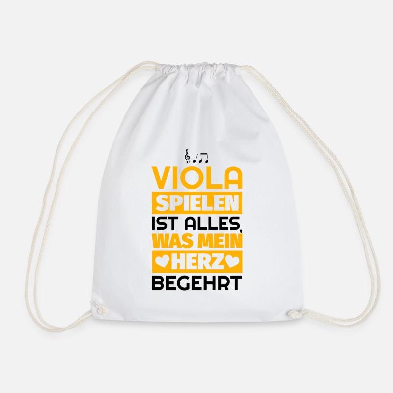 Viola Geschenke - Turnbeutel - Weiß