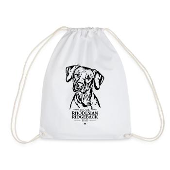 Rhodesian Ridgeback papa chien chien Wilsigns - Sac de sport léger - blanc - Devant