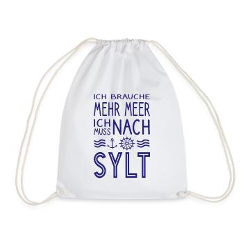 Sylt lustiger Spruch - Turnbeutel - Weiß - Vorne