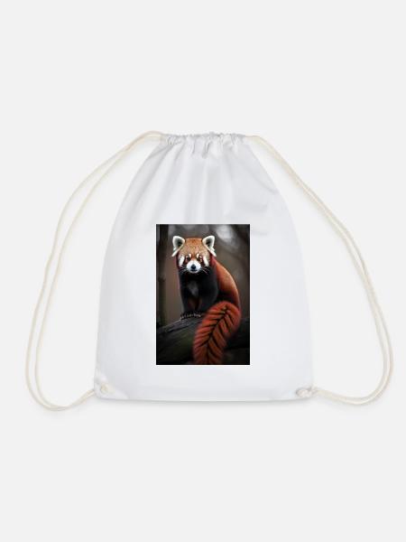 Roter Panda Kleiner Panda Süß Kawaii - Turnbeutel - Weiß