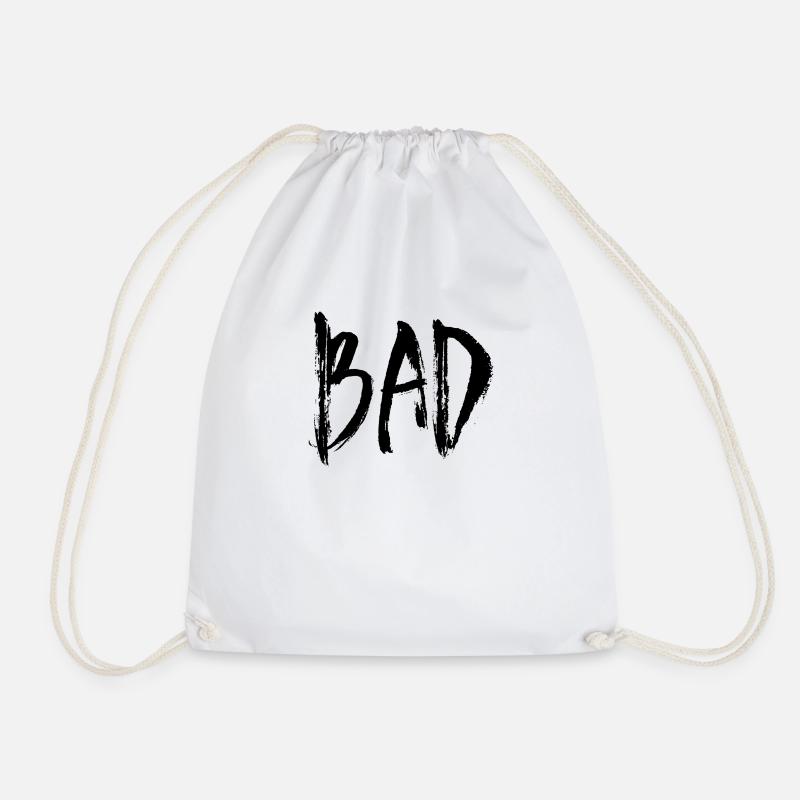 Bath - Drawstring Bag - white