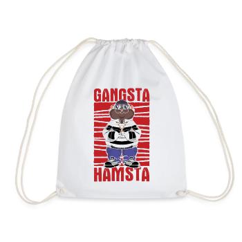 Nagetier Hamster - Turnbeutel - Weiß - Vorne