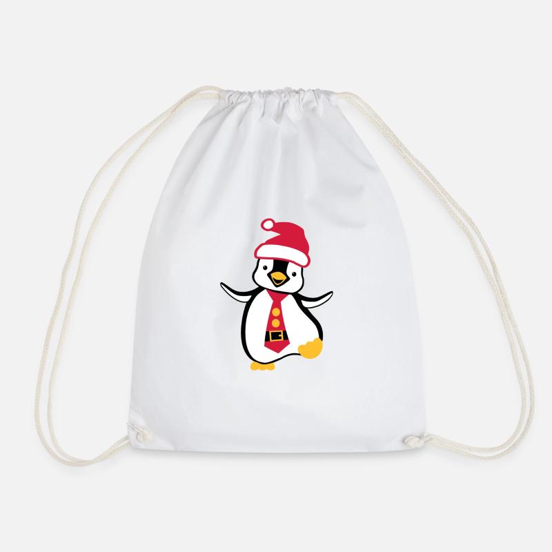 Noël Pingouin - Sac de sport léger - blanc